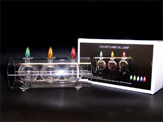 Tuinspecials Sfeerverlichting Handvervaardigde olielamp met gekleurde vlam  (ILUOLIELAMP16)