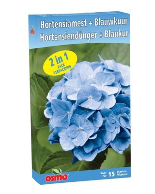 Eenjarigen Meststoffen online 1,5 kg Hortensiamest NPK 6-3-6(+2) + Blauwkuur Osmo  (Hortensiamest+Blauwkuur)