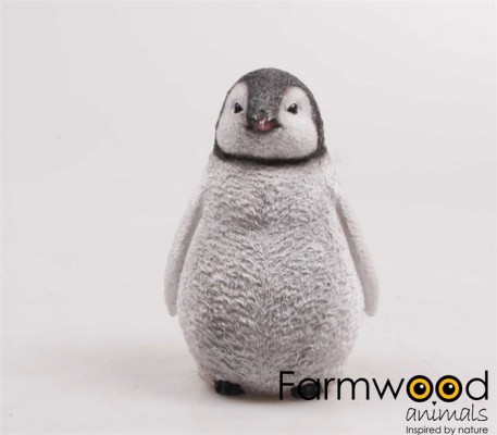 Zaden speciaal en exotisch Levensechte beelden Dierenbeelden levensecht Levensechte pinguin 28x17x30 Vl.langszij  (3361B)