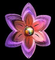 Windspinners Windspinners 3D Gazing Ball Flower 1525 (H1098) Windspinners Windspinners 3D Gazing Ball Flower 1525 (H1098)
