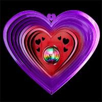 Windspinners Windspinners 3D Gazing Ball Heart 1510 (H1104) Windspinners Windspinners 3D Gazing Ball Heart 1510 (H1104)