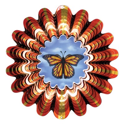 Meststoffen Windspinners Animated collectie Designer Animated Butterfly 25 cm  (ISDA120-10)