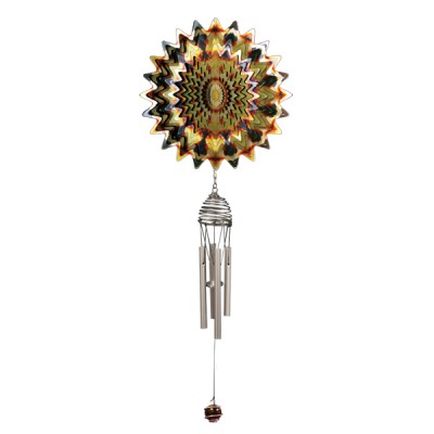 Windspinners Spinners met windorgel Designer windorgel Sunfire Splash 16 cm  (ISDCH330-7)