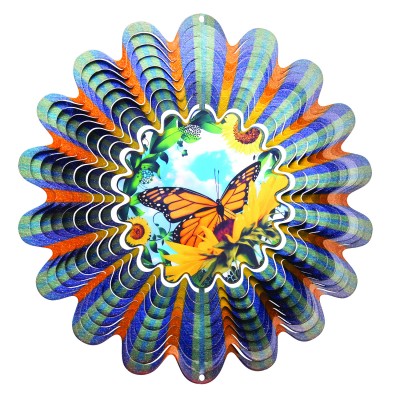 Zaden speciaal en exotisch Windspinners Animated collectie Designer Windspinner Animated Butterfly 25cm  (NDA120-10)