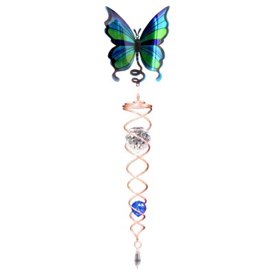 Windspinners Designer spinners Designer CT Butterfly blauw  (ISTWC120-2)