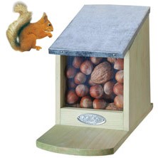 Groenten Dieren in de tuin Nestkasten en vogelhuisjes Eekhoorn voederhuis  (WA09)