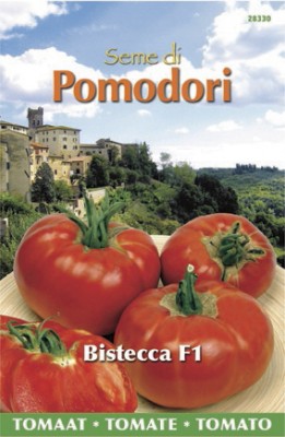 Zaden online Zaden speciaal en exotisch Tomaat Bistecca F1 Pomodori Tomaat Bistecca F1 Pomodori  (TP28330)