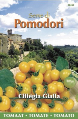 Zaden online Zaden speciaal en exotisch Tomaat Ciliegia Gialla kerstomaat Tomaat Ciliegia Gialla kerstomaat  (TP28455)