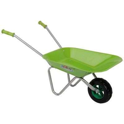 Tuingereedschappen Kindertuingereedschap Kinder Kruiwagen groen metaal  (KG97)