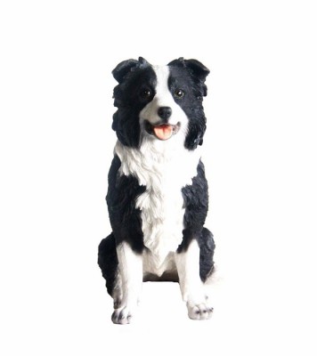 Levensechte beelden Dierenbeelden levensecht Border collie 26x24x14 Border collie 26x24x14  (38000235 border collie)