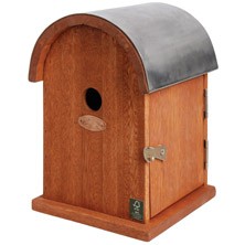 Applaus topper met klaproos Dieren in de tuin Nestkasten en vogelhuisjes Hardhouten Pimpelmeeshuis NK22  (NK22)