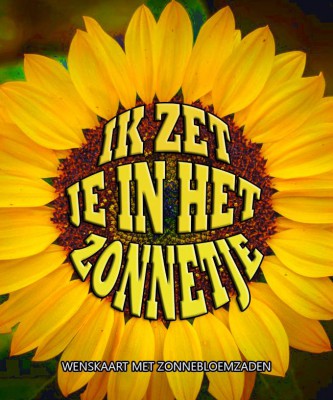 Zadengroet Ik zet je in het zonnetje  (HTK101)