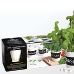 Zaden online Kruidenzaden Kruiden Grow kit 3-pots met krijt Kruiden Grow kit 3-pots met krijt  (TP85000)