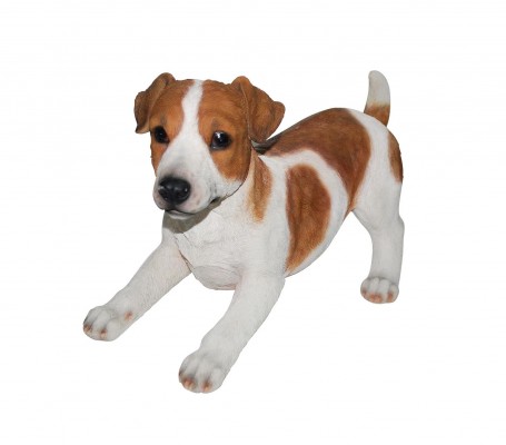 Levensechte beelden Dierenbeelden levensecht Jack Russell Stone Lite 26x12x17 Jack Russell Stone Lite 26x12x17  (MI3082)