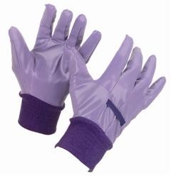 Tuingereedschappen Tuinhandschoenen Damestuinhandschoenen Dames tuinhandschoenen M katoen en PVC grip Dames tuinhandschoenen waterresistent paars  (TP885532)