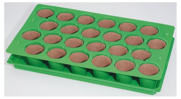 Kweekbenodigdheden Kweekkasjes en kweekbakken Kweekkasjes voor in huis Kweekbakset 3 stuks 36x22x7 Greta Plugtray 50x30 + 24 pot +watertray  (TP887282)