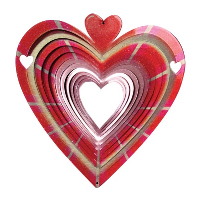 Valentijnsdag 14 februari Leisteen Memobord. Designer Heart 25 cm  (ISD220-10)