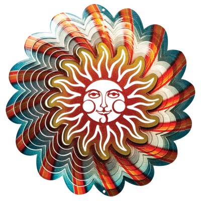 Je verdient de ereprijs met ereprijszaden Windspinners Windspinners groot Designer Sun Blue 25 cm  (ISD315-10)