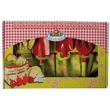 Applaus topper met klaproos Kinderhoek: Leer, Doe & Beleef Kinder tuinset in giftbox  (KG81)