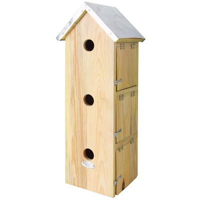 Dieren in de tuin Nestkasten en vogelhuisjes Egelwoning van natuurlijke materialen Mussenvilla  (NKM)