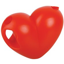 Valentijnsdag 14 februari Leisteen Memobord. Gieter hartvorm  (TG197)