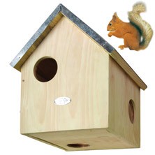 Dieren in de tuin Nestkasten en vogelhuisjes Eekhoornhuis  (WA10)